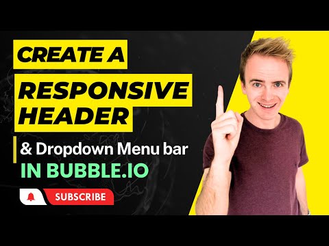 How to create a responsive header and dropdown menu bar thumbnail