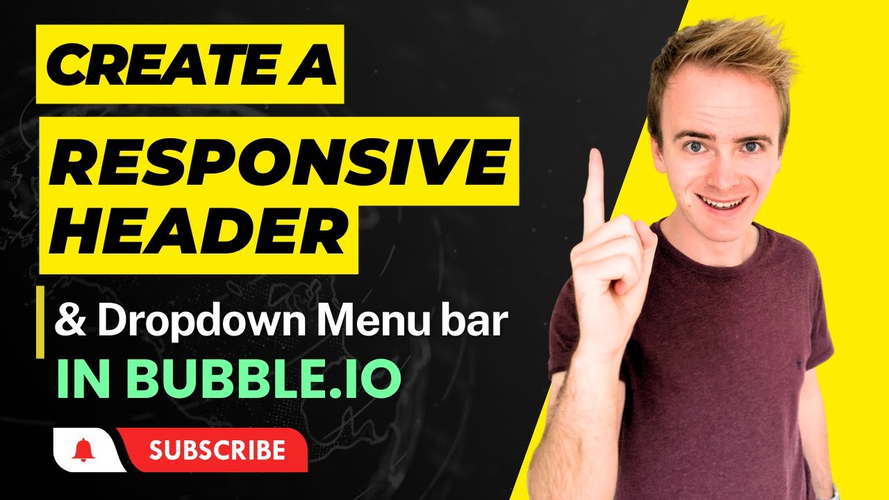 How to create a responsive header and dropdown menu bar thumbnail