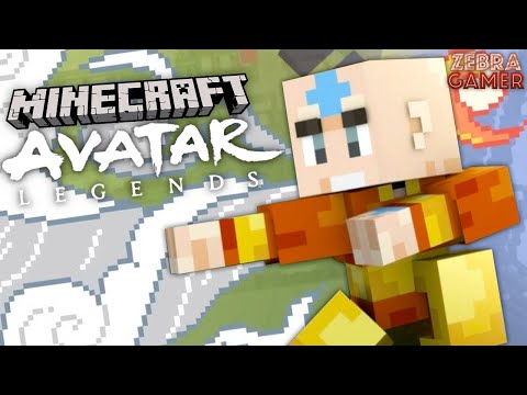 Zebra Gamer - Minecraft Avatar Legends DLC!! - Becoming the Avatar! - Zebra's Minecraft Fun