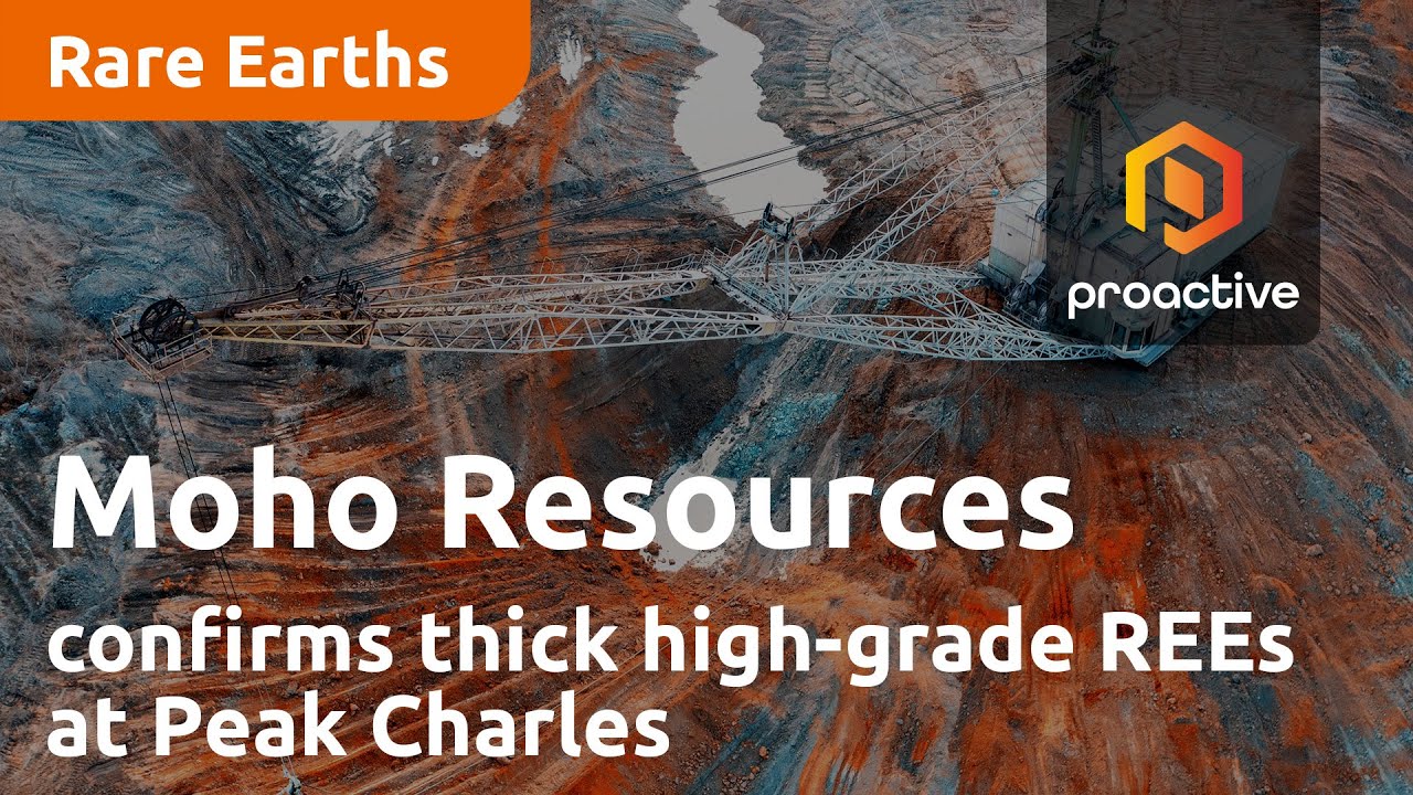 Moho Resources confirms thick high-grade REEs at Peak Charles