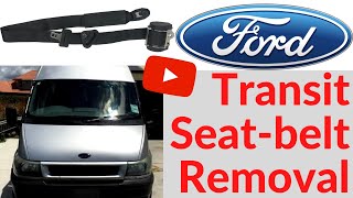 Ford Transit Seat belt Removal (Simple walk through)