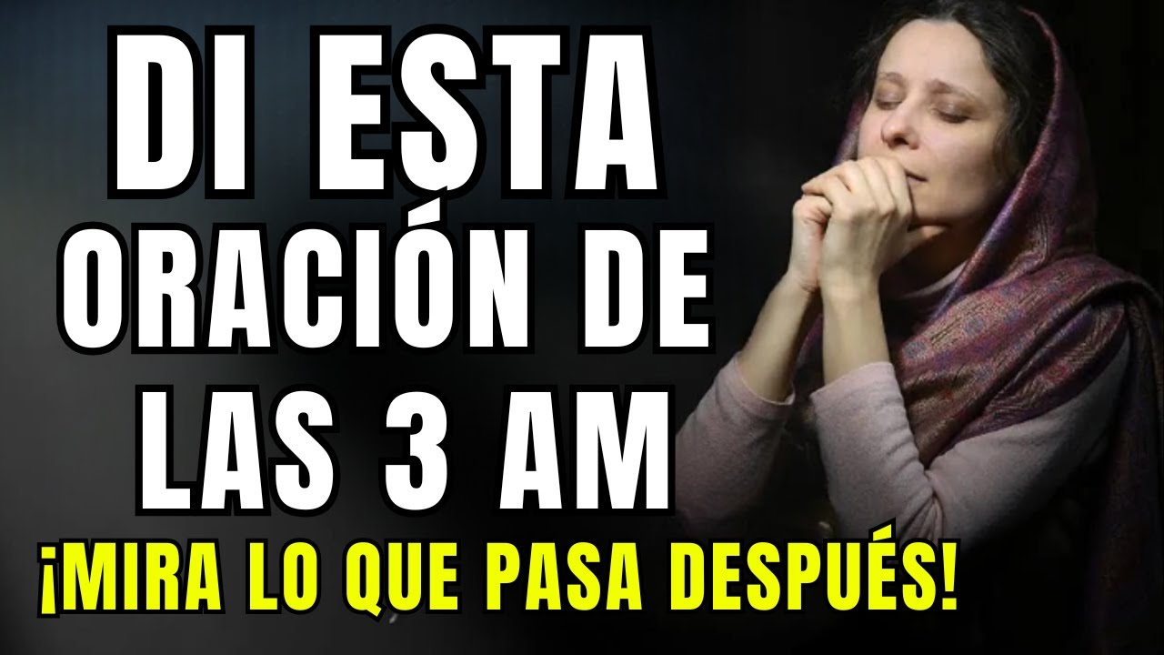 Cómo orar cuando te despiertas a las 3 de la mañana. Poderosa oración de protección