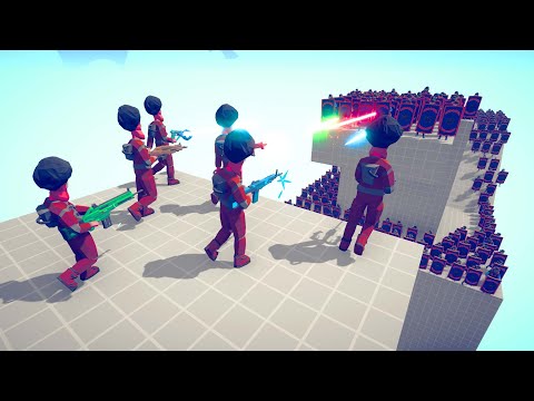 (*NEW* GUNS) ARMY SOLDIER vs 100x UNITS 🔫🔫🔫 | Totally Accurate Battle Simulator TABS