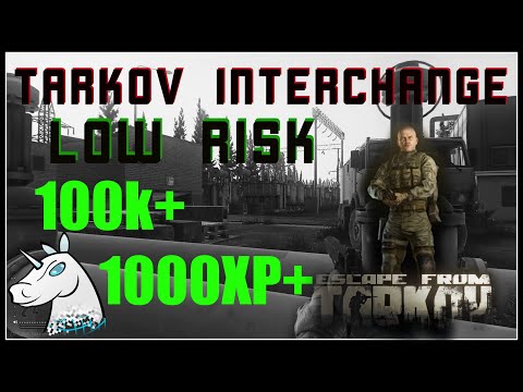 Tarkov Interchange Low Risk ₹100k+ 1000XP + Loot Run