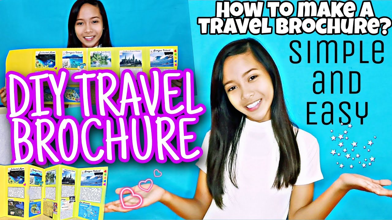 Putar video How to make a TRAVEL BROCHURE | School Project | Simple & Easy sekarang How to make a TRAVEL BROCHURE | School Project | Simple & Easy