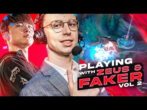 FAKER CAEDREL ZEUS UNSTOPPABLE IN CHAMPIONS QUEUE (FEAT. COREJJ)