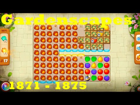 Gardenscapes Level 1871 - 1875 HD Walkthrough | 3 - match game | gameplay | android | ios | pc | app