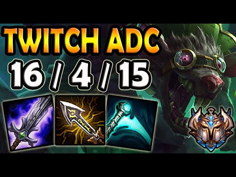 Twitch vs Kaisa ADC - EUW Challenger ✔️ 10.21 ✔️