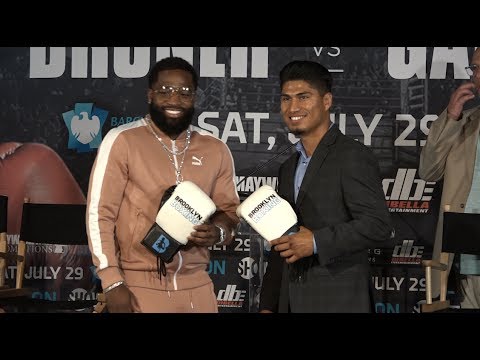 Adrien Broner vs. Mikey Garcia one on one interviews NYC