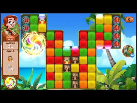 Lost Island Blast Adventure Level 1821 - NO BOOSTERS 🏝️ | SKILLGAMING ✔️