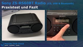 Sony ZS-RS60BT CD und USB Bluetooth Radio ||  Im Test (Praxistest)