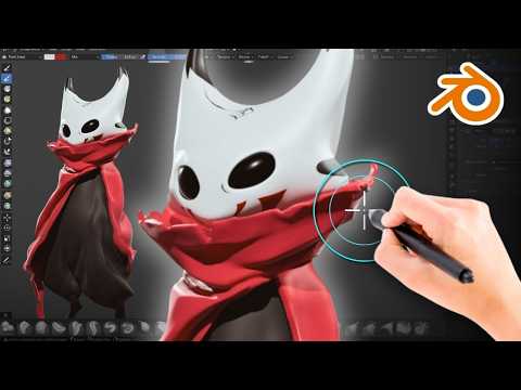 Sculpt in Blender from total beginners (step by step tutorial)