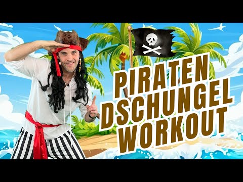 🏴‍☠️🌿 Piraten Dschungel Workout – Spielerischer Kindersport & Fitness-Abenteuer mit Norbert! 🌿🏴‍☠️