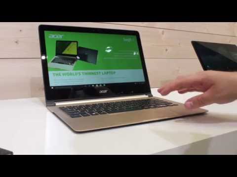Acer Swift 7 Hands On - Thinest Laptop In The World - IFA 2016