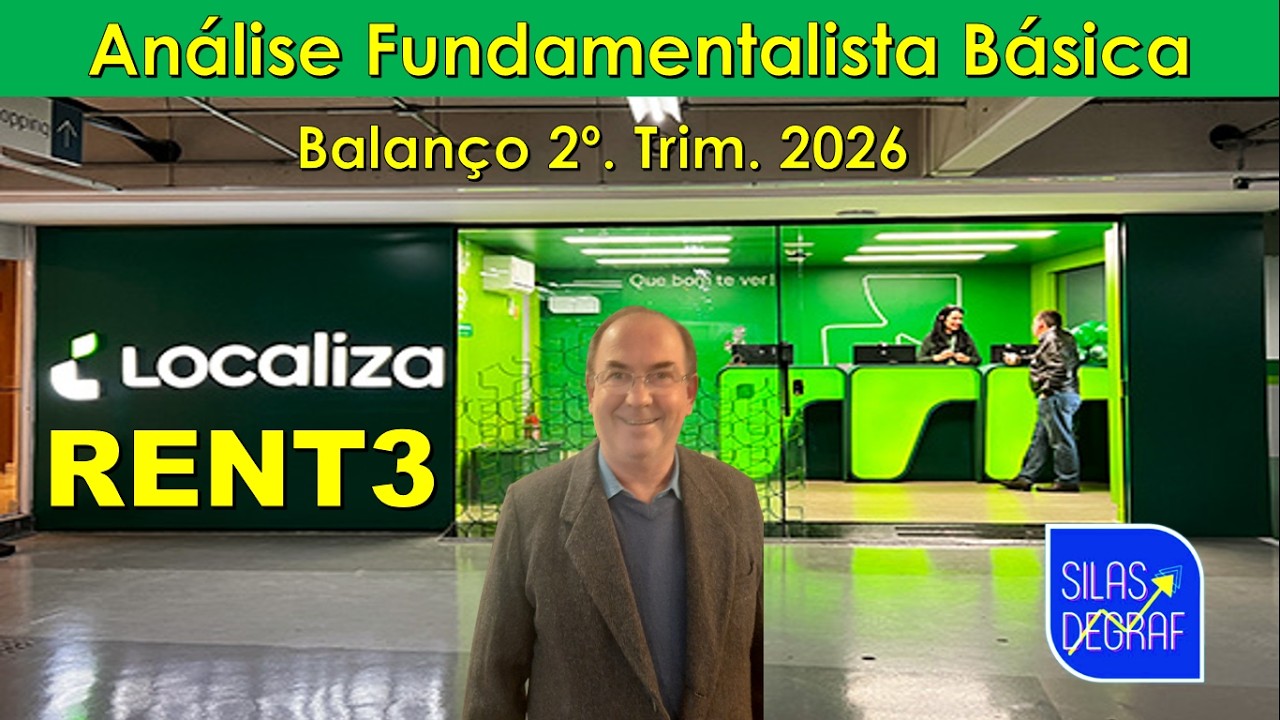 RENT3 - LOCALIZA RENT A CAR S/A. ANÁLISE FUNDAMENTALISTA BÁSICA. PROF. SILAS DEGRAF. 2o. TRIM. 2026