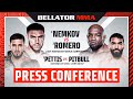 Press Conference Bellator 297: Nemkov vs. Romero