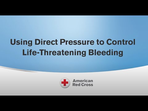How to use Direct Pressure to Control Life-Threatening Bleeding