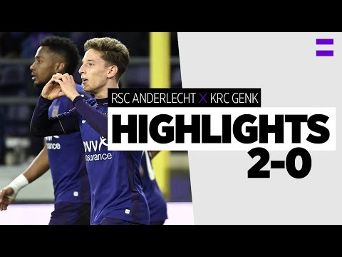 HIGHLIGHTS: RSC Anderlecht - KRC Genk | 2021-2022 | Perfect night in the Lotto Park