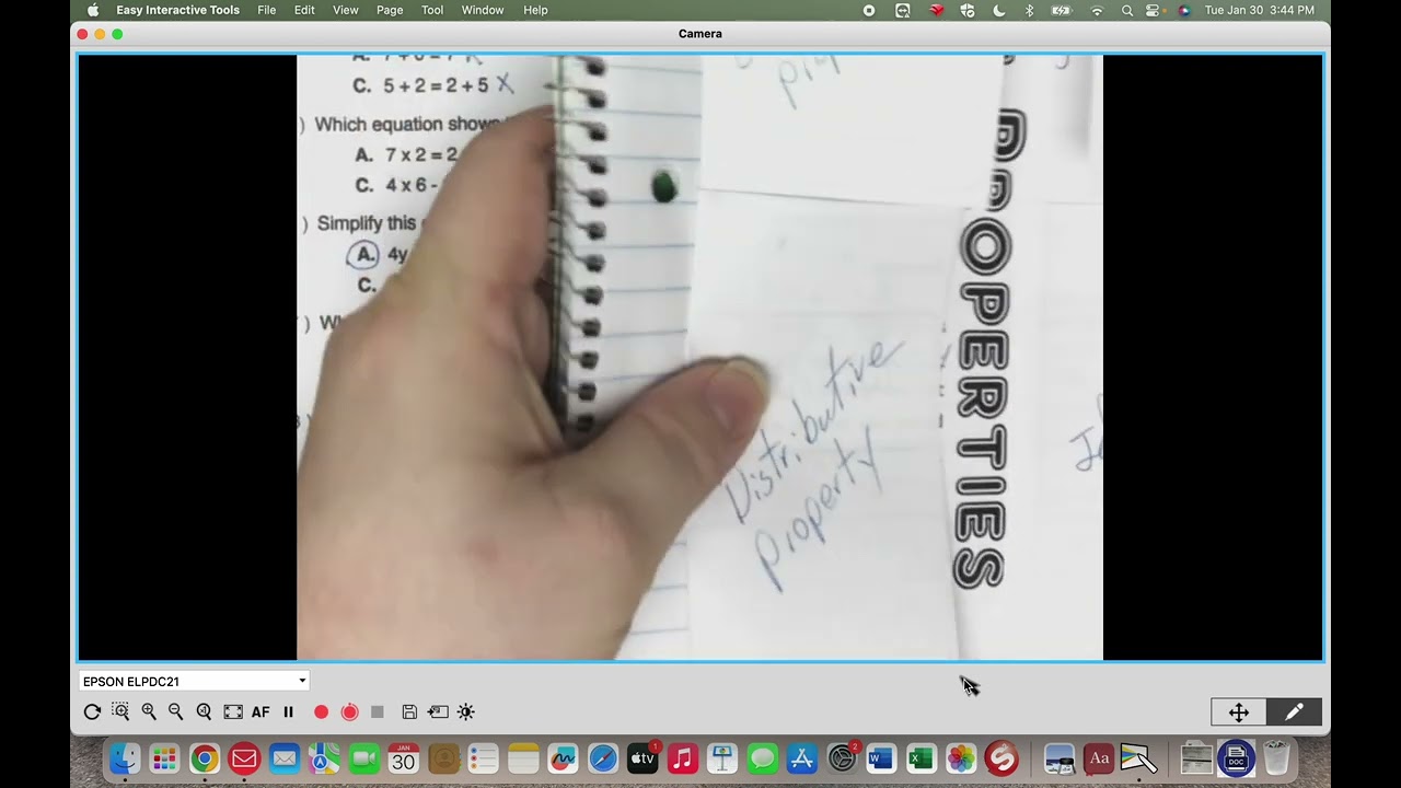 Math Properties Worksheet