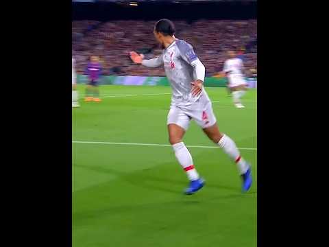 Van Dijk vs Other Players & Messi 💀