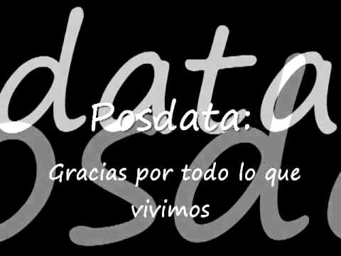 posdata C-kan (letra)