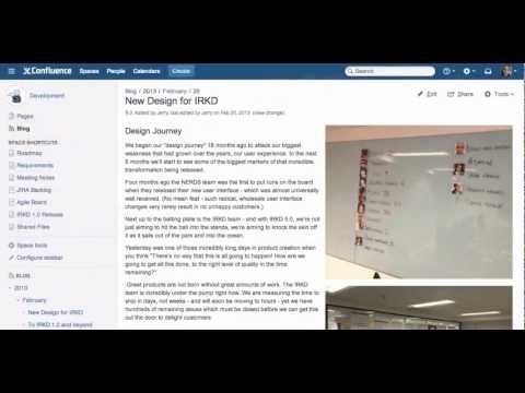 Confluence 5 - Die neue Seitenleiste deutsch