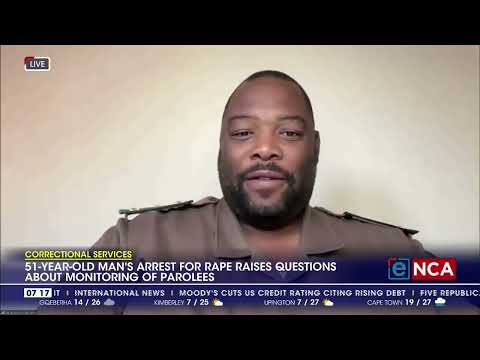 Correctional Services 51 year old man's arrest for rape raises questions