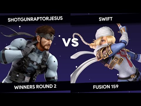 Fusion 159 - ShotgunRaptorJesus (Snake) vs Swift (Sheik) - Winners Round 2