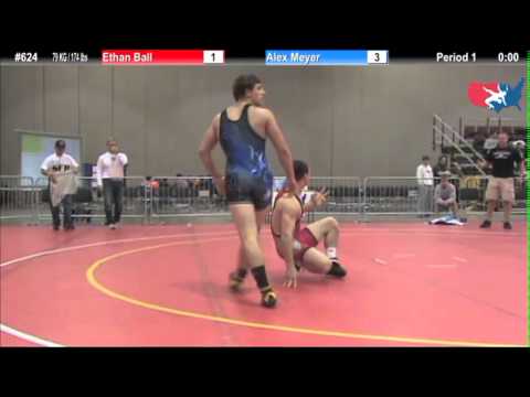 FILAJRFS: 79 KG / 174 lbs: Ethan Ball (Coe) vs. Alex Meyer (Ram WC)
