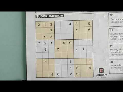 Enjoy this easy Medium Sudoku puzzle (with a PDF file) 05-04-2019