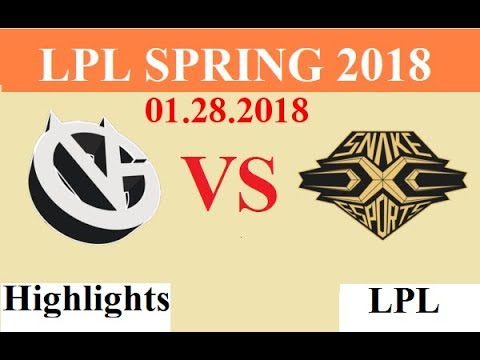 [01.28.2018]: VG vs SS - Highlights Game 1 - LPL Spring 2018 W2D6