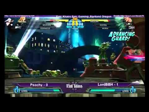 EPIC KHAOS MARCH MvC3 Singles Top 8 - Peachy vs LordBBH Losers Finals