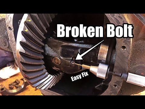 8.8 Differential cross pin bolt broke? EASY DIY KIT for many rearends that need a broken bolt fixed.