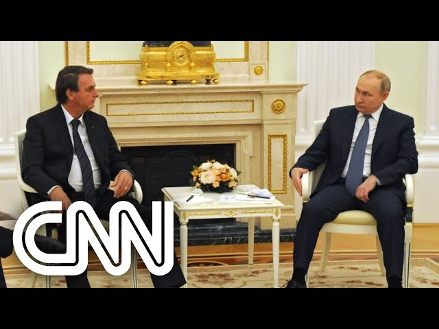 “Somos solidários à Rússia”, diz Bolsonaro a Putin