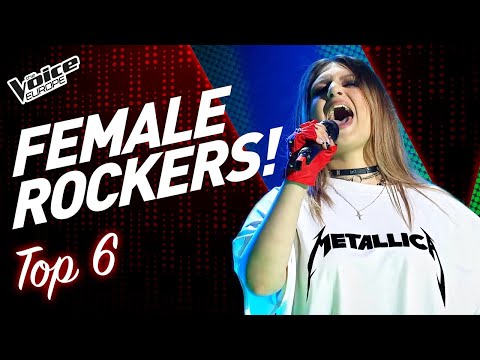 These FEMALE ROCKSTARS on The Voice are absolutely WILD! | TOP 6