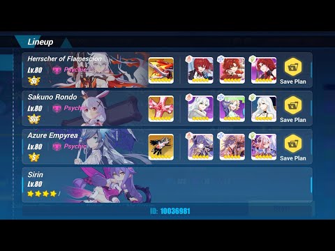 Honkai Impact3 SEA Exalted Abyss[Nirvana] Heimdall 815Pts. Disturbance:429 HoFs/SR/AE