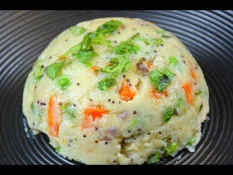 Upma Recipe | Vegetable Rava Upma | Sooji Upma | Indian Breakfast Snack Recipe