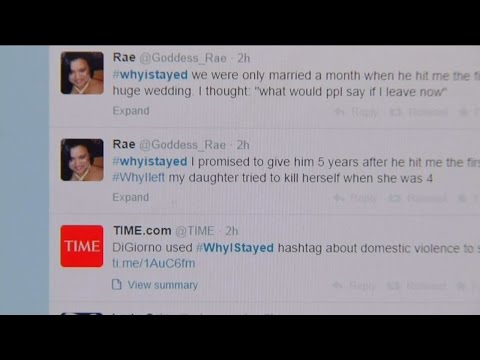 'Why I stayed' and 'why I left' hashtags spark domestic violence discussion online