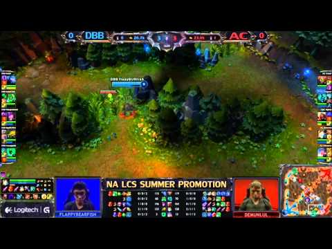 Double Buff vs Azure Cats Game 1 LCS 2013 NA Summer Promotion Matches