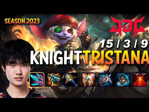 JDG Knight TRISTANA vs LEBLANC Mid - Patch 13.13 KR Ranked