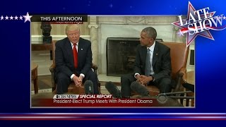 Trump And Obama Sitting In DC A-W-K-W-A-R-D