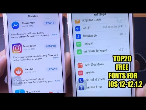 Top 20 BEST Fonts For BytaFont 3 On iOS 12-12.1.2