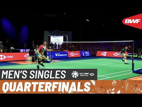 HYLO Open 2021 | Kantaphon Wangcharoen (THA) [8] vs Lee Zii Jia (MAS) [2] | Quarterfinals