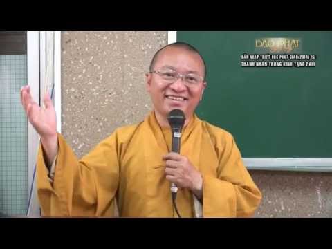 Dẫn nhập Triết học Phật giáo (2014) 15: Thánh nhân trong kinh tạng Pali