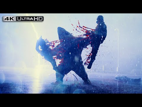 The Suicide Squad 4K HDR | Rain Scene - Carnage