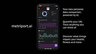 Metriport - Personal Analytics