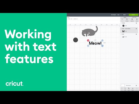 Working with Text Features | Beginner Design Space Tutorial | Cricut™
