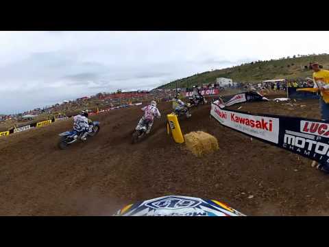 GoPro HD: Jessy Nelson Moto 2 Lap 2012 Lucas Oil Pro Motocross Championship Thunder Valley