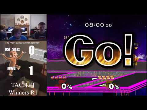 The Air Conditioned home #1   DSF | Spaz Vs  Midwestballz Melee Winners Round 1