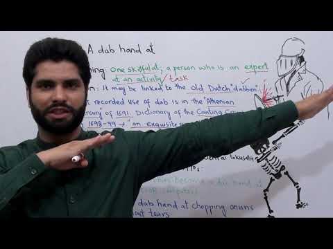 A Dab Hand At idiom | Meaning | Origin | Examples | Idioms | Lecture 76 | Dr. Qasim Ali